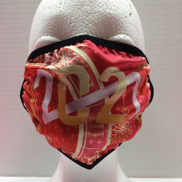 Happy New Years Eve 2021 Face Masks Holidays Party - Picture 6 of 14